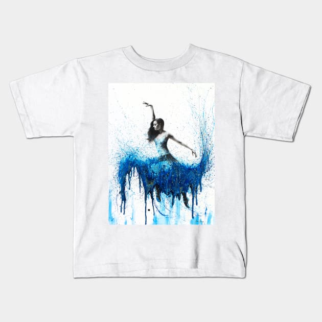 Rising Moonstone Dance Kids T-Shirt by AshvinHarrison